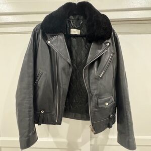 Sandro Paris Men’s Leather Jacket